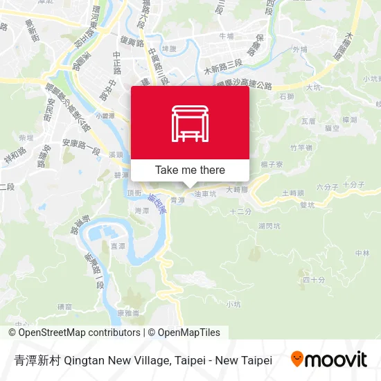 青潭新村 Qingtan New Village map