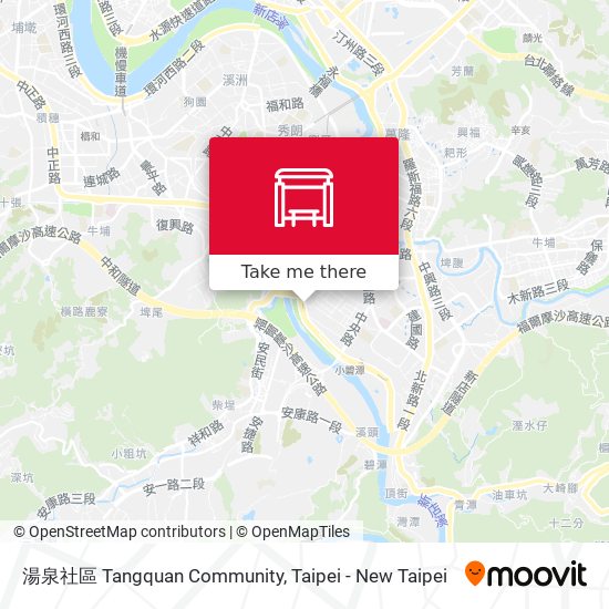 湯泉社區 Tangquan Community map