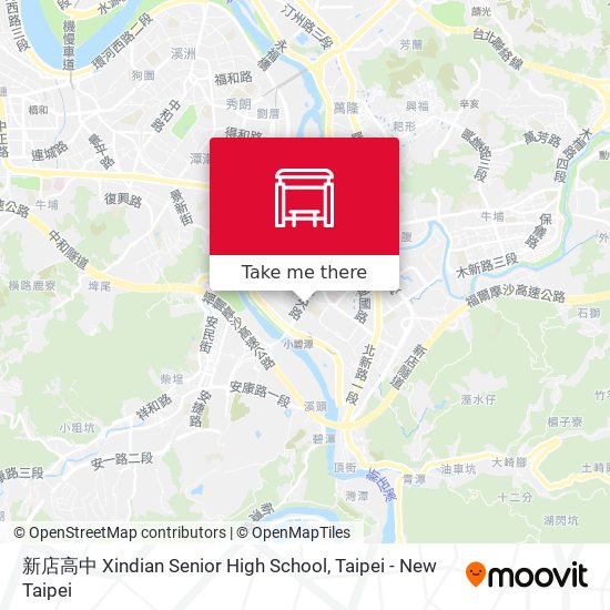新店高中 Xindian Senior High School map