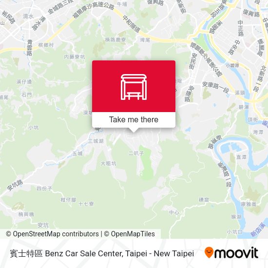 賓士特區 Benz Car Sale Center map
