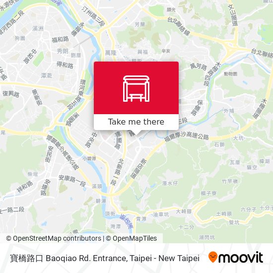 寶橋路口 Baoqiao Rd. Entrance map