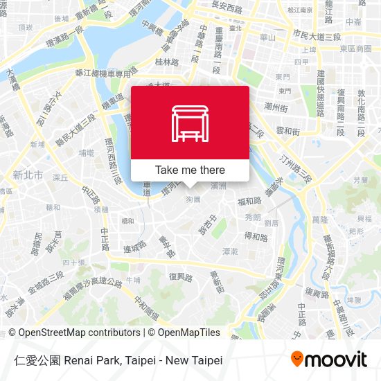 仁愛公園 Renai Park map