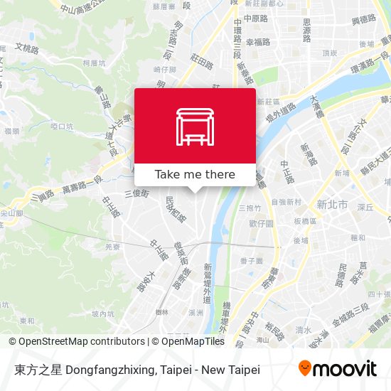 東方之星 Dongfangzhixing map