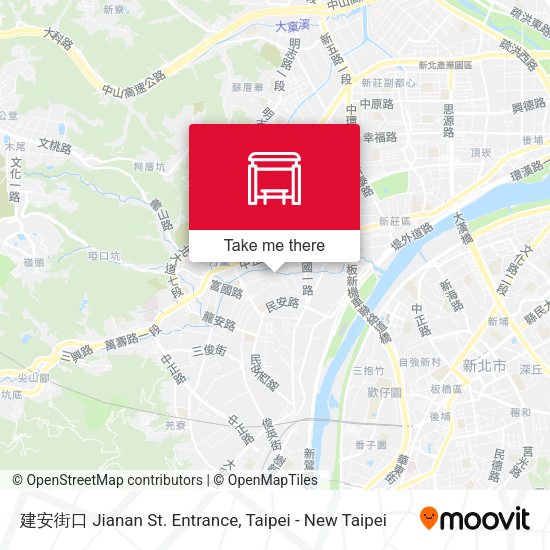 建安街口 Jianan St. Entrance地圖