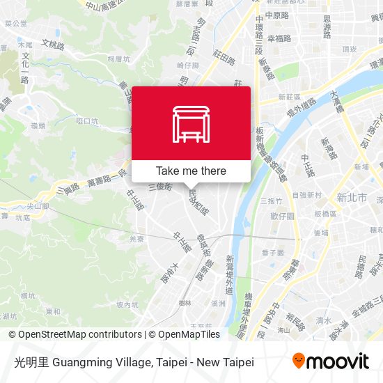 光明里 Guangming Village map