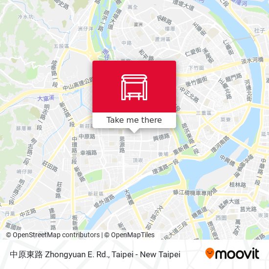 中原東路 Zhongyuan E. Rd. map