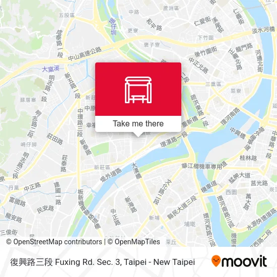 復興路三段 Fuxing Rd. Sec. 3地圖