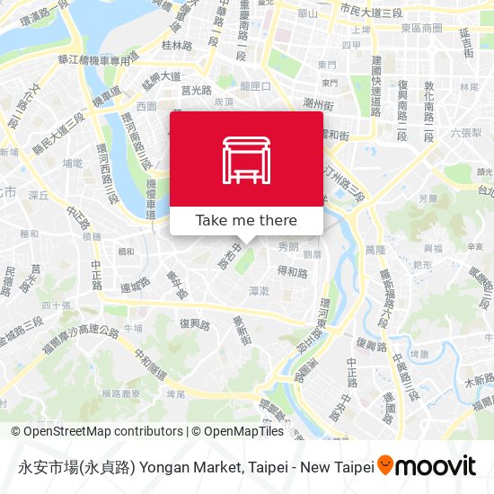 永安市場(永貞路) Yongan Market map