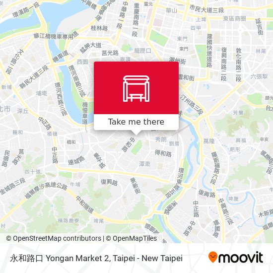 永和路口 Yongan Market 2 map