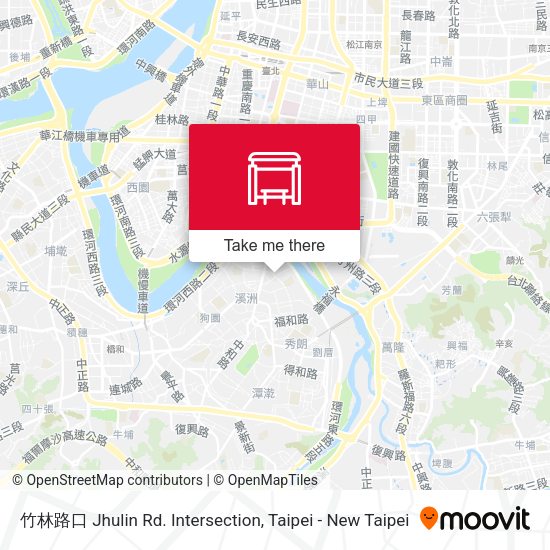 竹林路口 Jhulin Rd. Intersection地圖