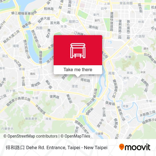 得和路口 Dehe Rd. Entrance map