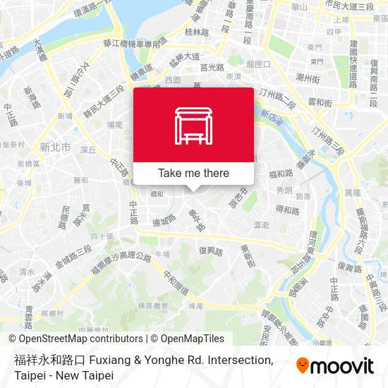 福祥永和路口 Fuxiang & Yonghe Rd. Intersection地圖