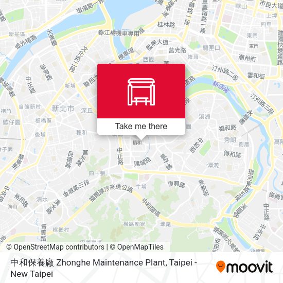 中和保養廠 Zhonghe Maintenance Plant map