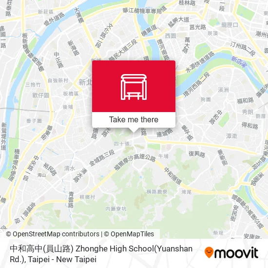 中和高中(員山路) Zhonghe High School(Yuanshan Rd.)地圖