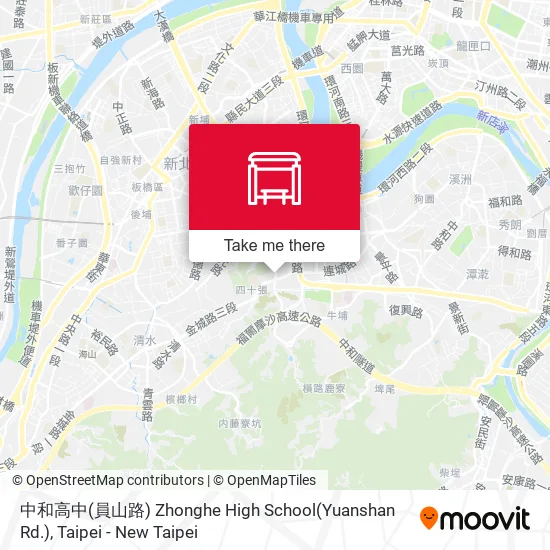中和高中(員山路) Zhonghe High School(Yuanshan Rd.) map