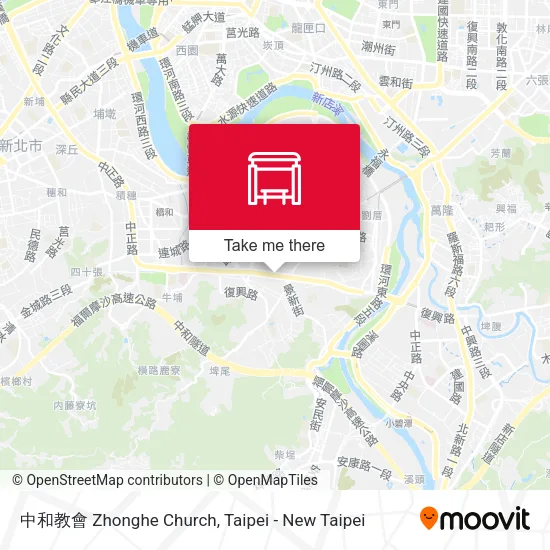 中和教會 Zhonghe Church地圖