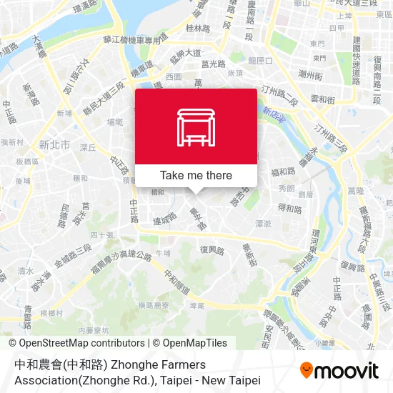 中和農會(中和路) Zhonghe Farmers Association(Zhonghe Rd.)地圖