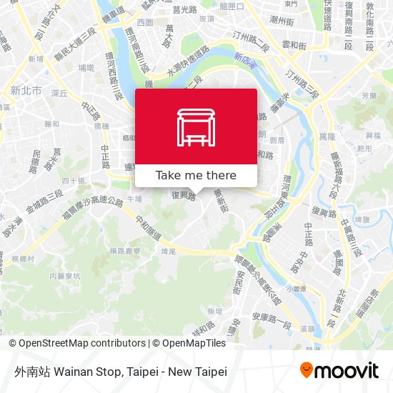 外南站 Wainan Stop map