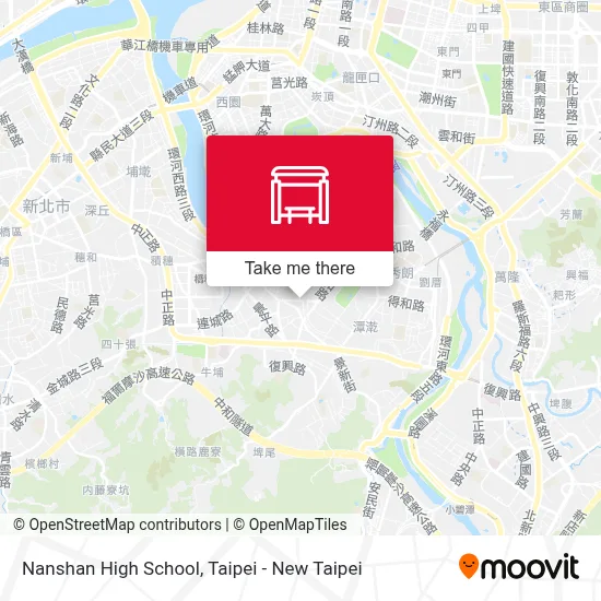 南山高中 Nanshan High School map