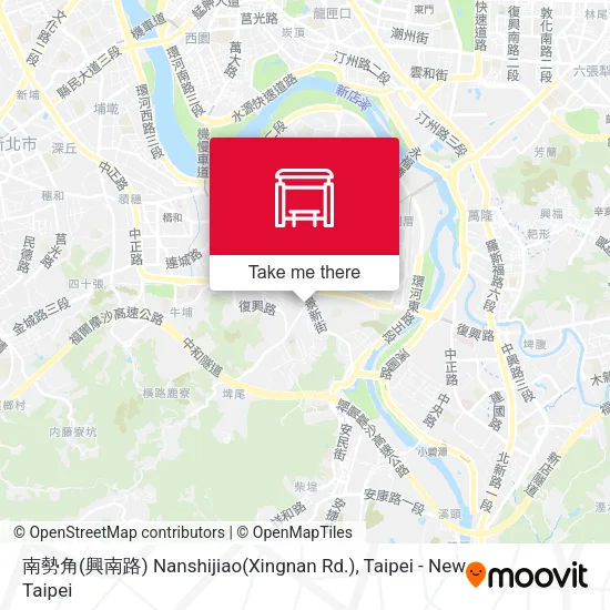 南勢角(興南路) Nanshijiao(Xingnan Rd.)地圖