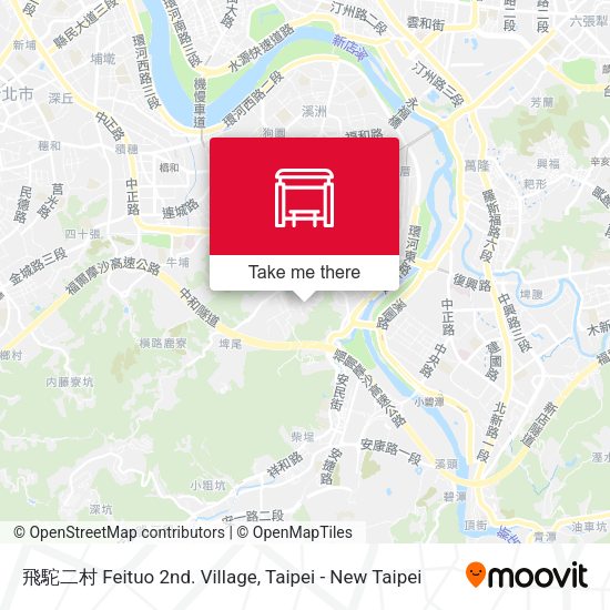 飛駝二村 Feituo 2nd. Village map