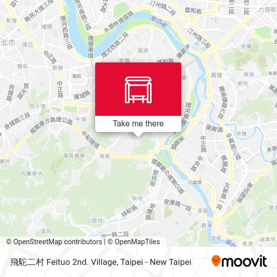 飛駝二村 Feituo 2nd. Village map