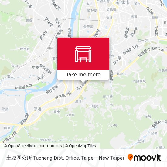 土城區公所 Tucheng Dist. Office map