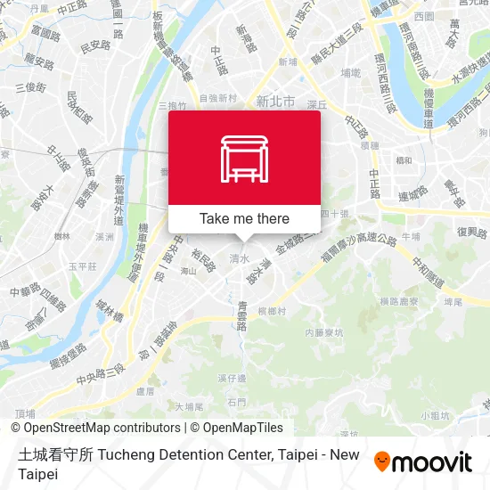 土城看守所 Tucheng Detention Center map