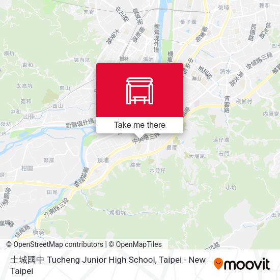 土城國中 Tucheng Junior High School map