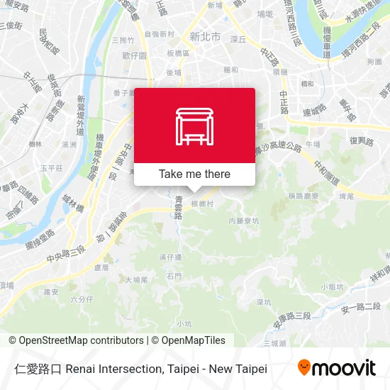 仁愛路口 Renai Intersection map