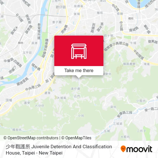 少年觀護所 Juvenile Detention And Classification House map