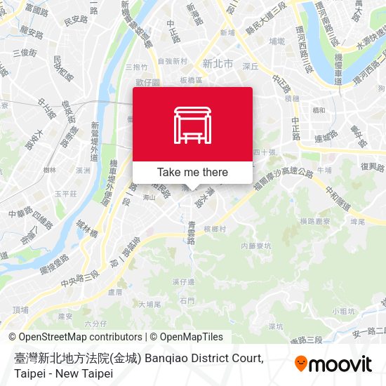 臺灣新北地方法院(金城) Banqiao District Court地圖