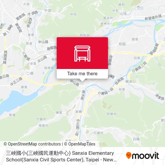 三峽國小(三峽國民運動中心) Sanxia Elementary School(Sanxia Civil Sports Center) map