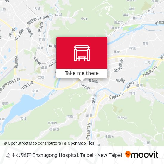 恩主公醫院 Enzhugong Hospital map