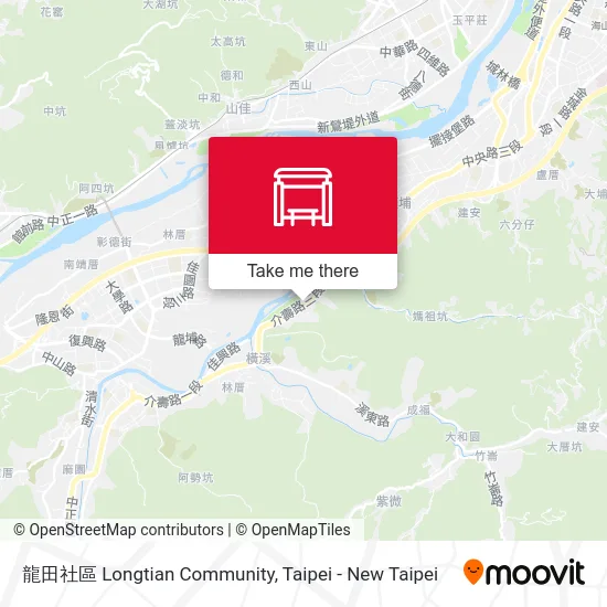 龍田社區 Longtian Community map