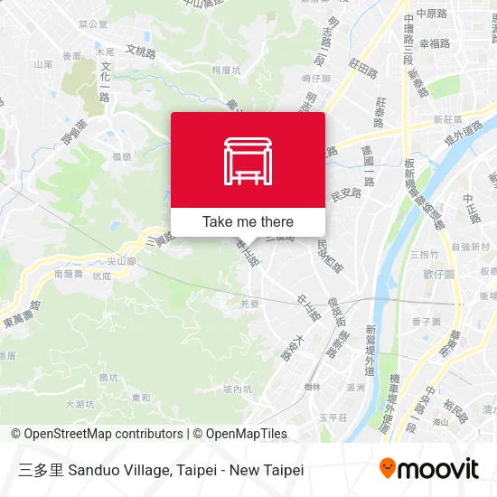 三多里 Sanduo Village map