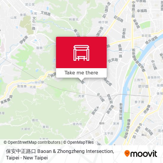 保安中正路口 Baoan & Zhongzheng Intersection map