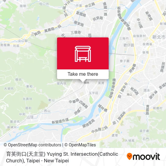 育英街口(天主堂) Yuying St. Intersection(Catholic Church) map