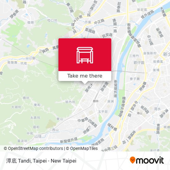 潭底 Tandi map