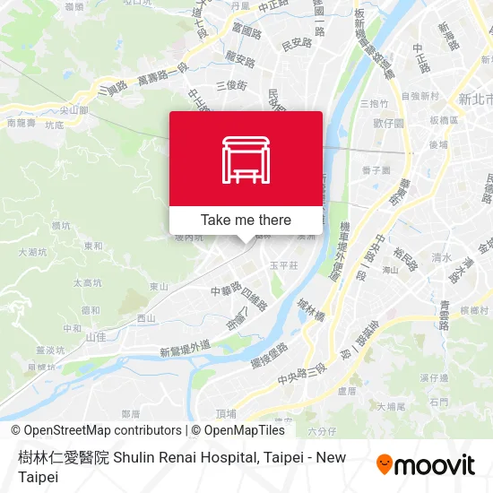 樹林仁愛醫院 Shulin Renai Hospital map