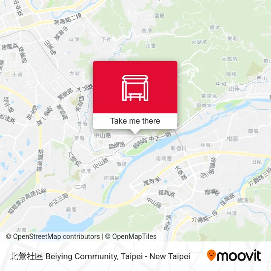 北鶯社區 Beiying Community map