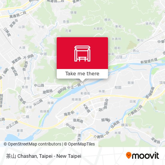 茶山 Chashan地圖