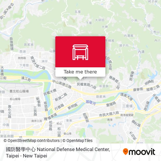 國防醫學中心 National Defense Medical Center map