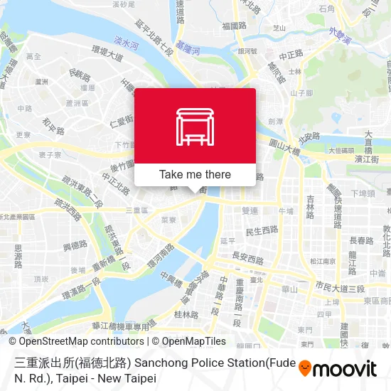 三重派出所(福德北路) Sanchong Police Station(Fude N. Rd.)地圖