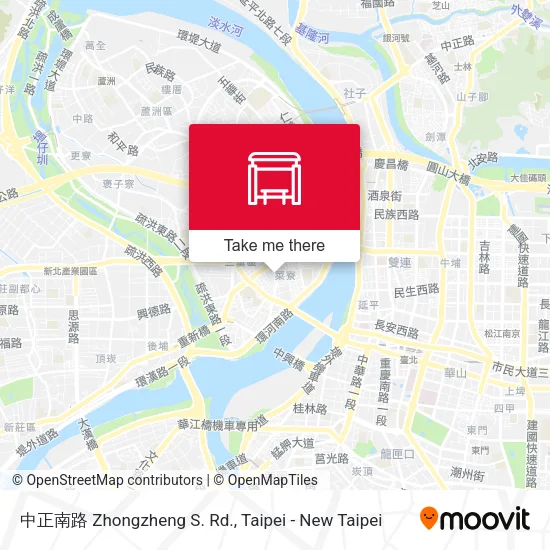中正南路 Zhongzheng S. Rd. map