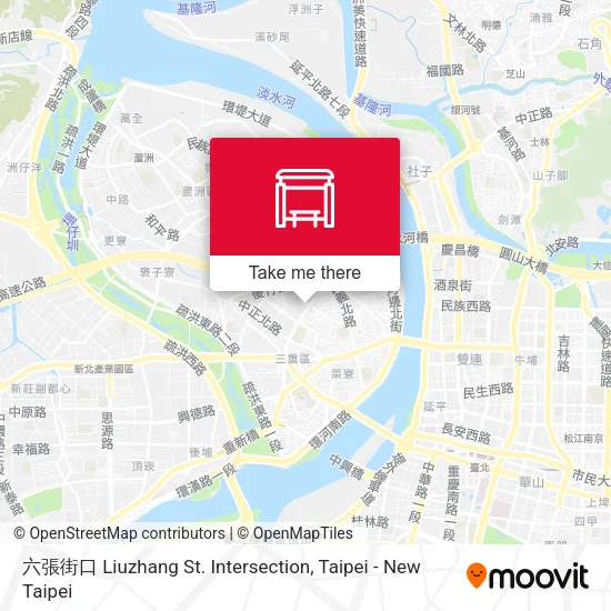 六張街口 Liuzhang St. Intersection地圖