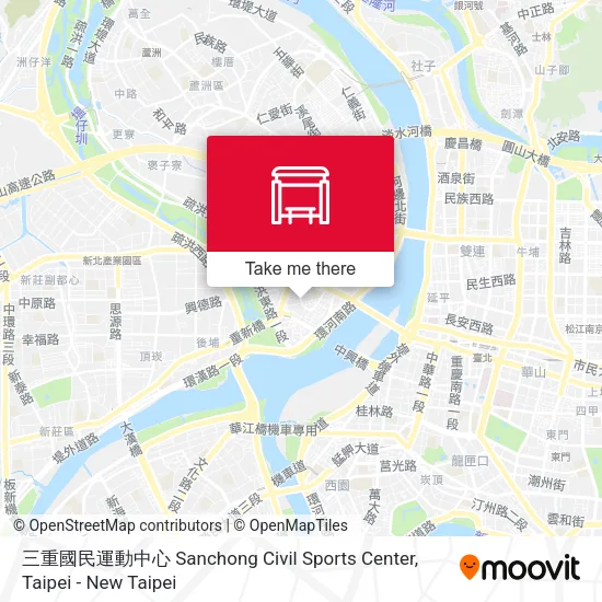 三重國民運動中心 Sanchong Civil Sports Center map