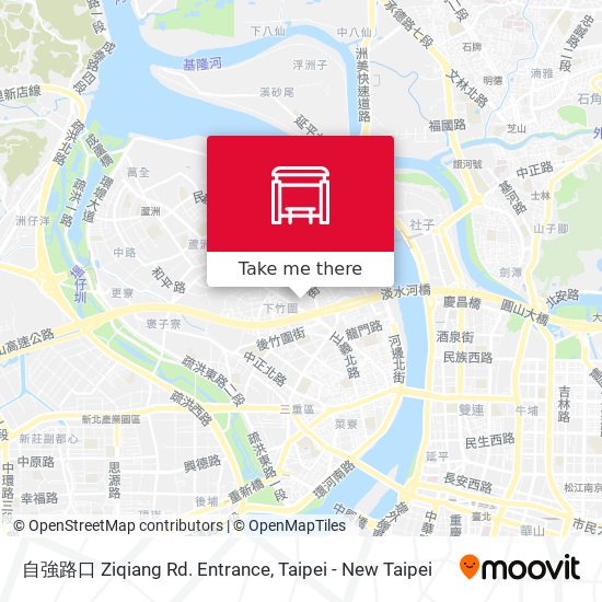 自強路口 Ziqiang Rd. Entrance map
