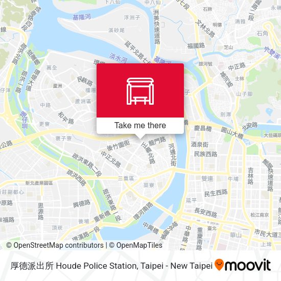 厚德派出所 Houde Police Station地圖