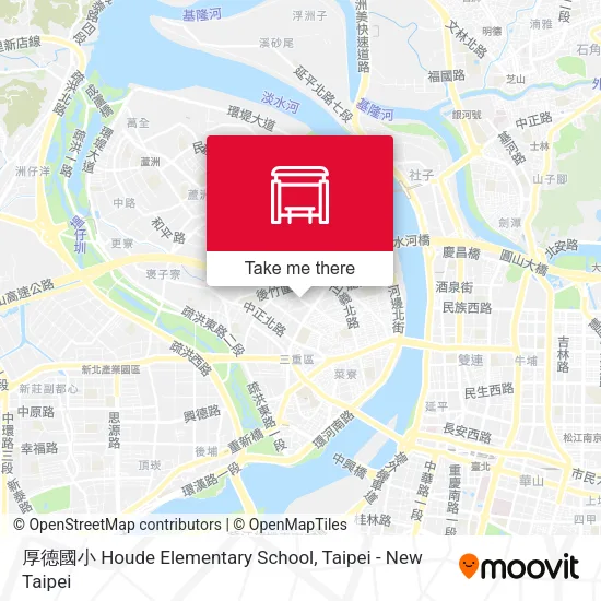 厚德國小 Houde Elementary School map